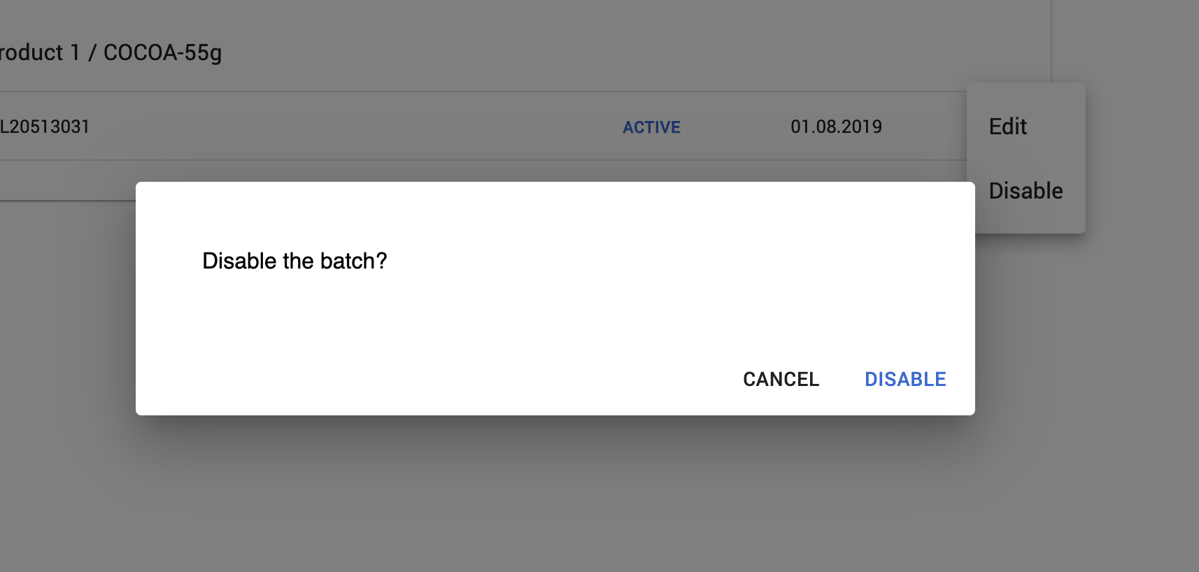 Batches